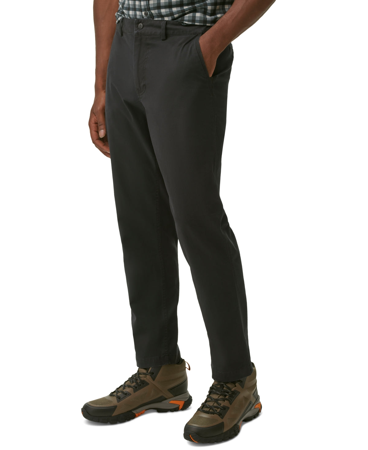 Bass Outdoor Mens Baxter Stretch Twill Chino Pants Black Large