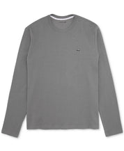 Lacoste Men's Long Sleeve Thermal Pajama Shirt Grey Small