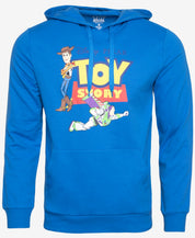 Hybrid Mens Toy Story Long Sleeve Hoodie Sweatshirt Royal Blue Medium