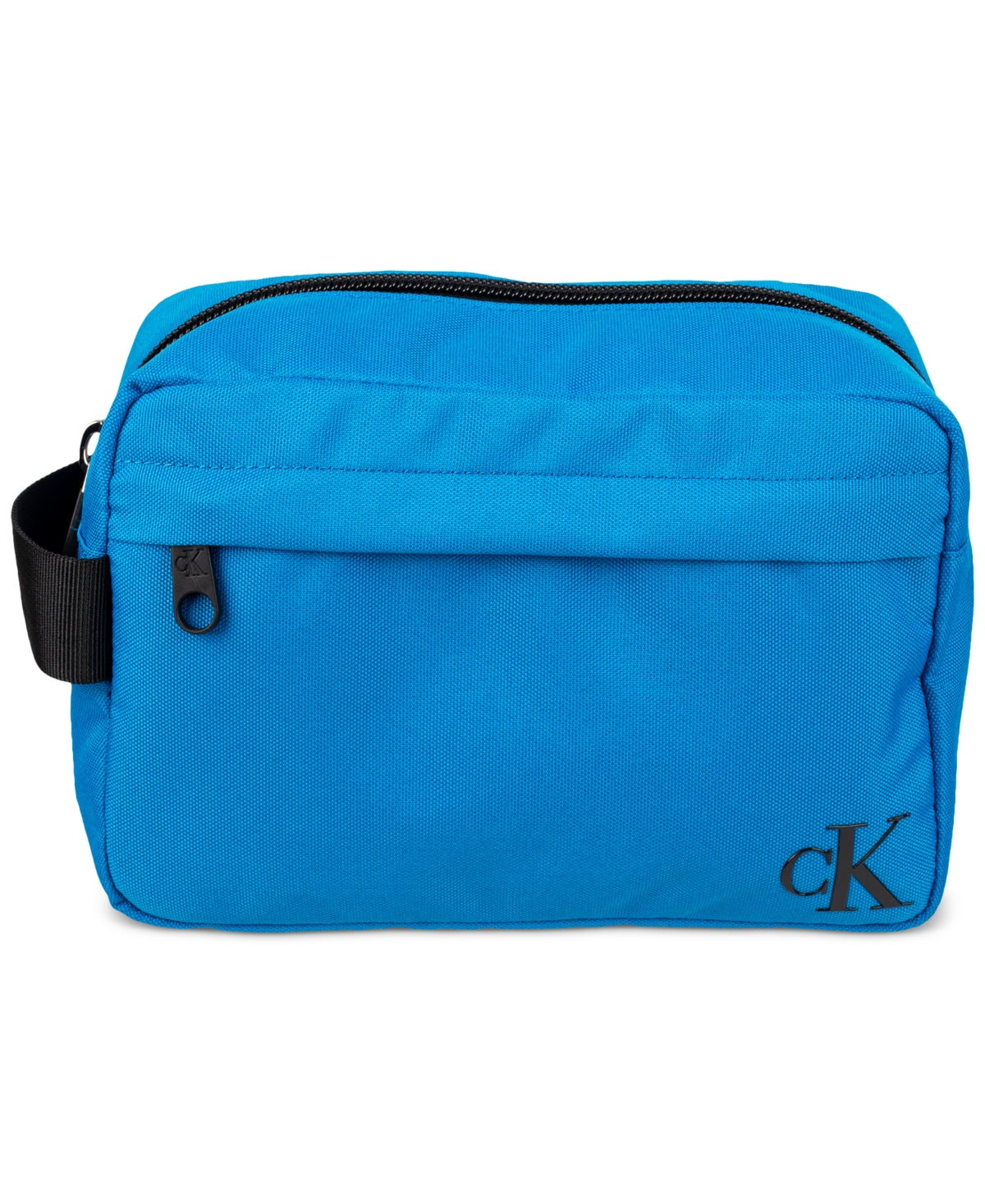 Calvin Klein Men's Logo Nylon Shave Kit Blue Black