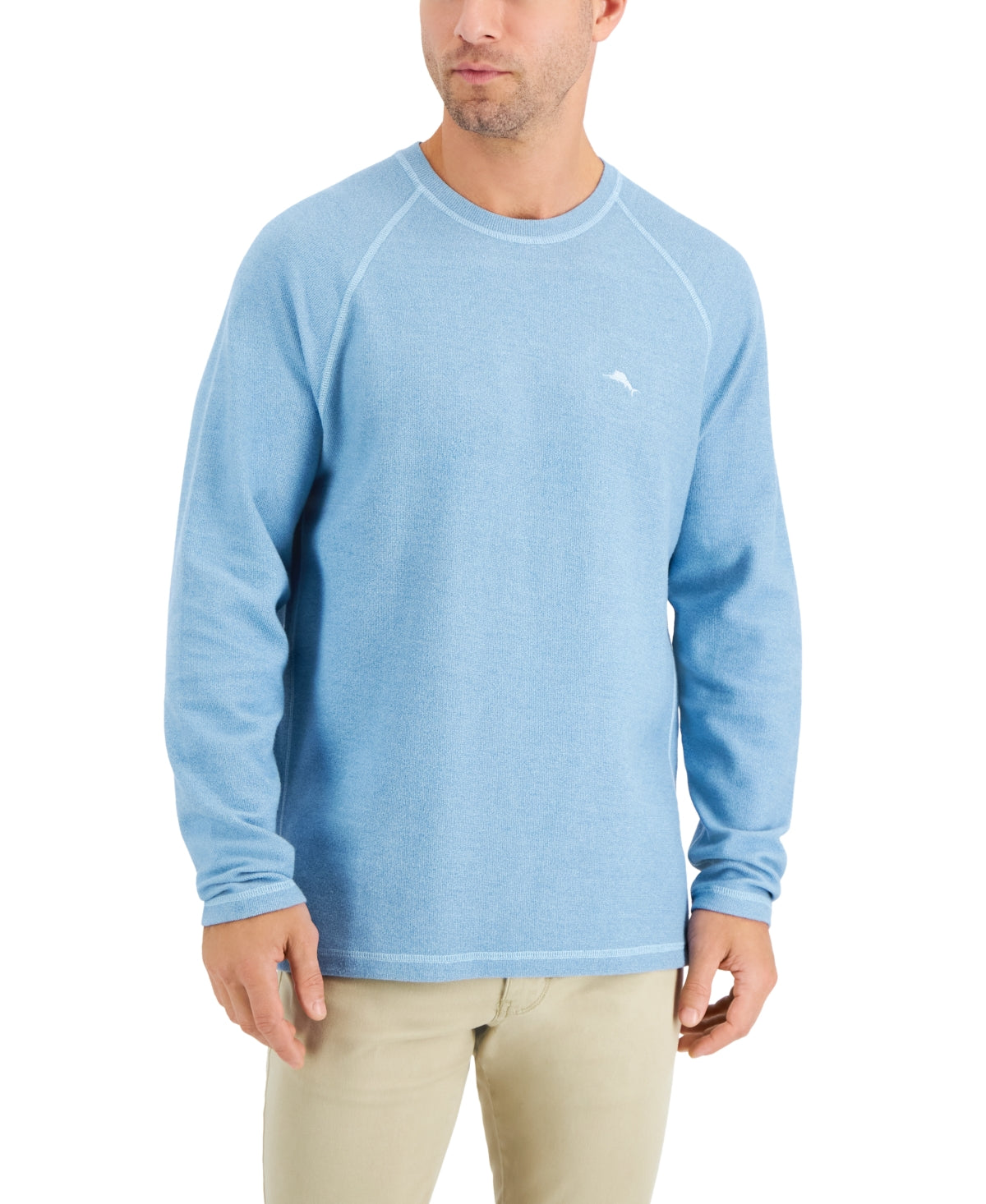 Tommy Bahama Mens Bayview Sweater Air Blue 3XL