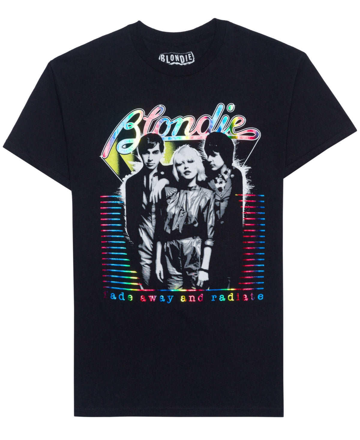 Hybrid Mens Blondie Short Sleeve Black T Shirt Large