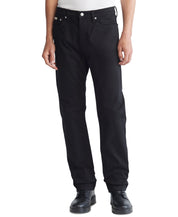 Calvin Klein Mens Straight fit Denim Jeans 36 / 32 Black Solid