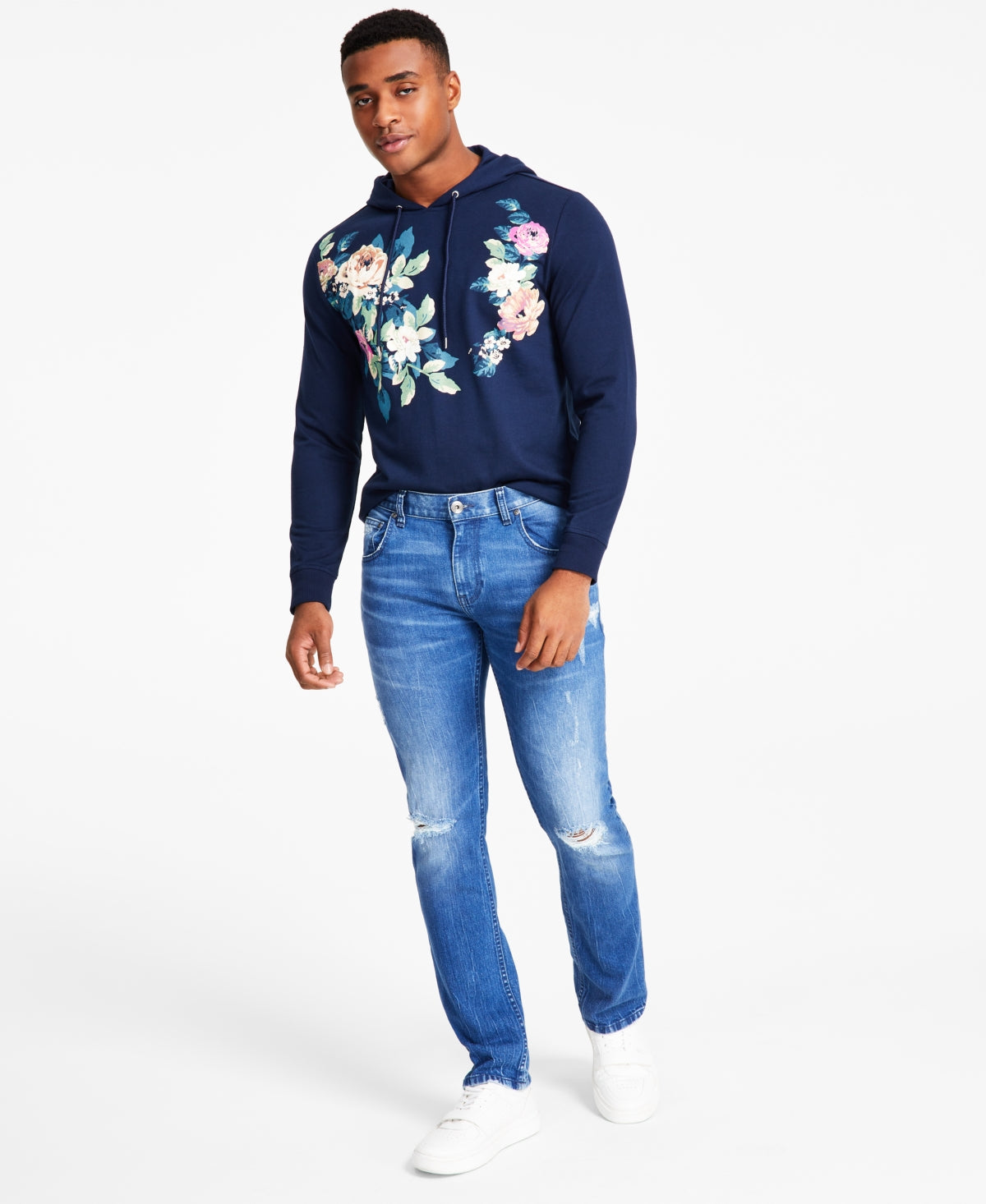 INC International Concepts Men's Skinny-Fit Jeans 32 x 23 Taku Skinny Med Wash