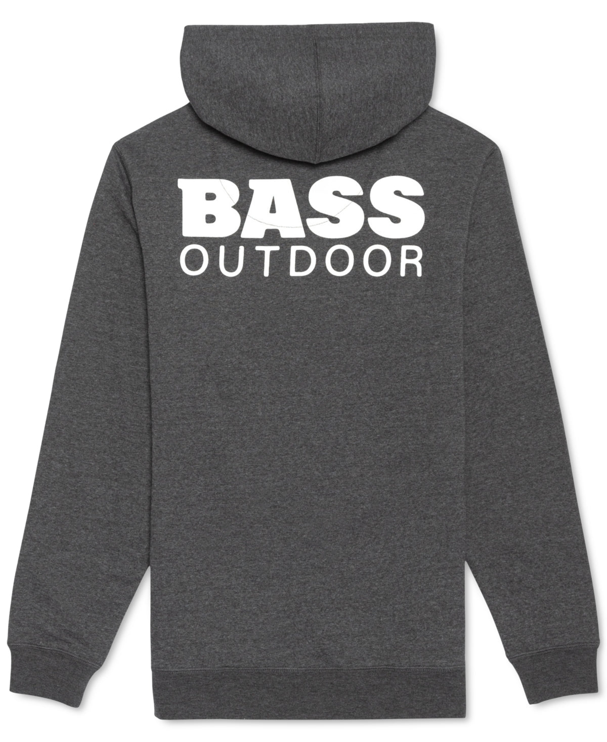 Bass Outdoor Mens Fleece Hoodie Sweatshirt Grey XXL 2XL