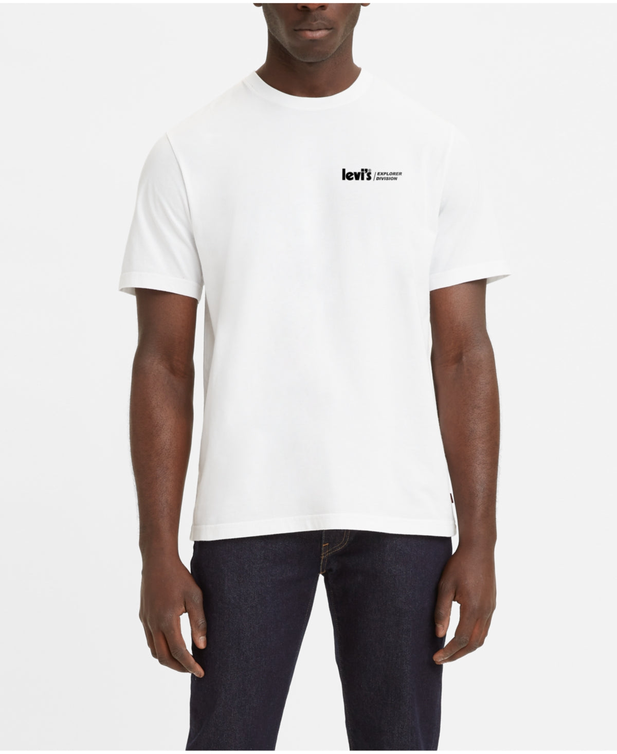 Levis Mens Graphic T shirt Relaxed Fit White XL