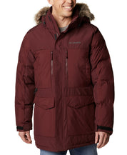 Columbia Men's Marquam Peak Full Zip Parka Coat Jacket Elderberry Large