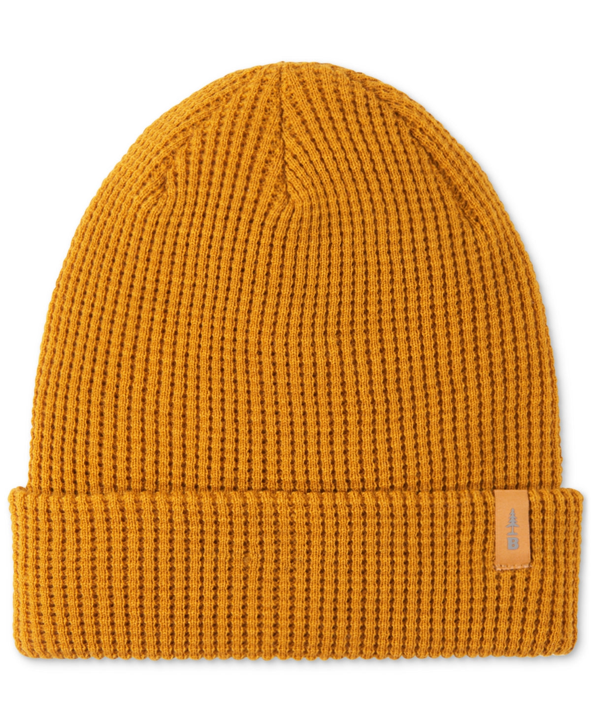 Bass Outdoor Men's Waffle Knit Beanie Hat Golden Yellow
