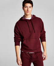 And Now This Mens Fleece Hoodie with Kanga Maroon XL