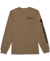 COLUMBIA Men's Fundamentals Graphic Long Sleeve T-shirt Brown Small