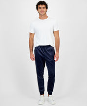 I.N.C. International Concepts Mens Regular-Fit Side Stripe Jogger Pants Navy 2XL