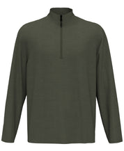 PGA TOUR Men's Moisture-Wicking Texture Quarter ZIp Pullover Shirt Green 2XL