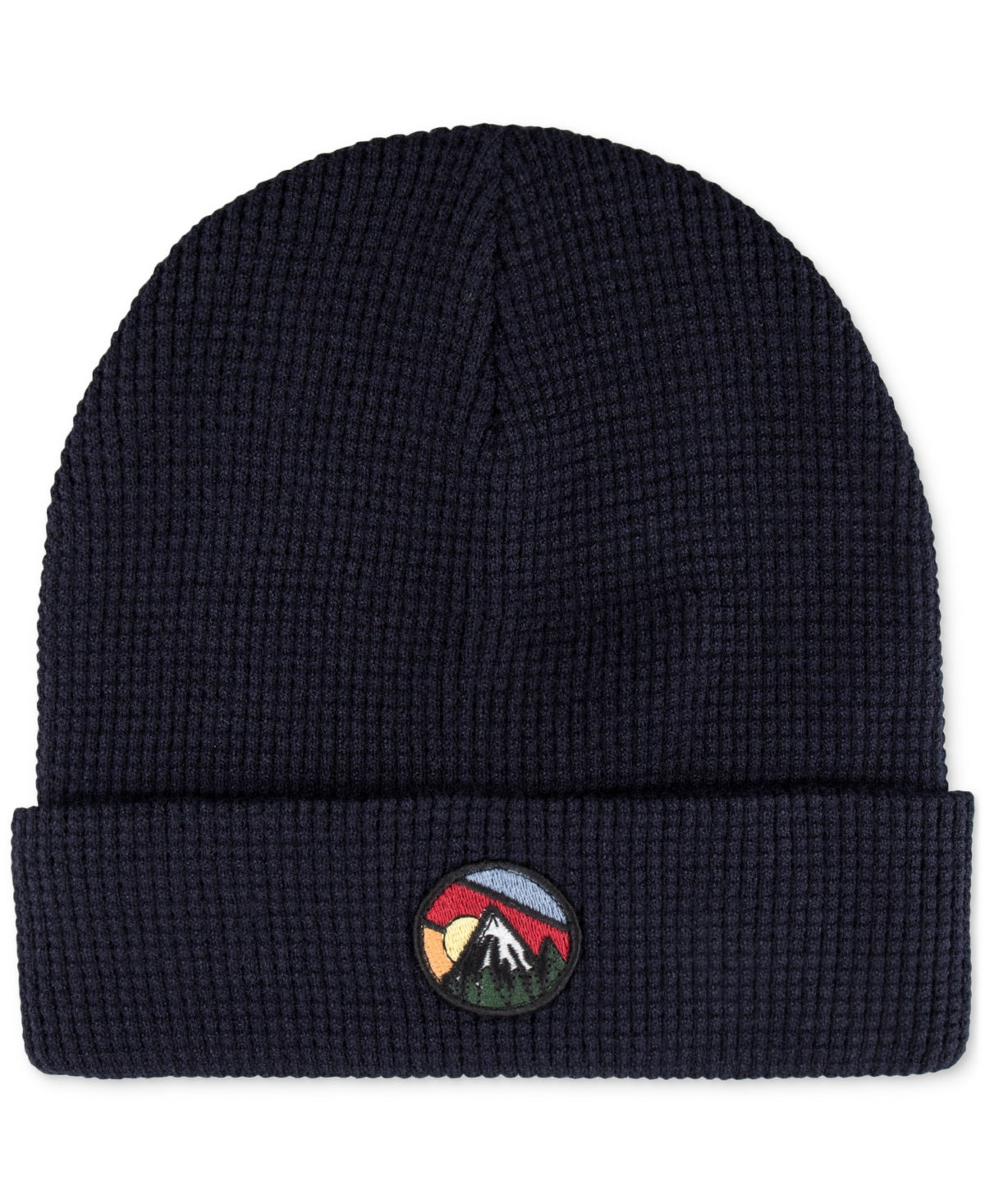 Sun + Stone Men's Hat Waffle Knit Beanie Navy OS