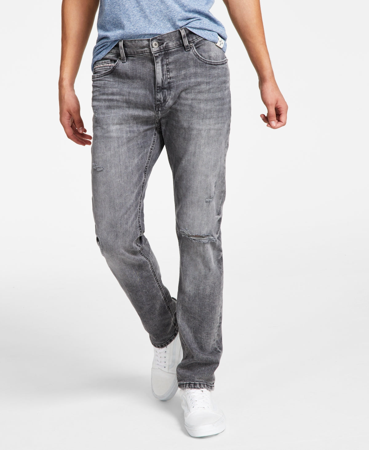 Sun + Stone Men's Regular fit Tarin Street Jeans  Black 34 Reg