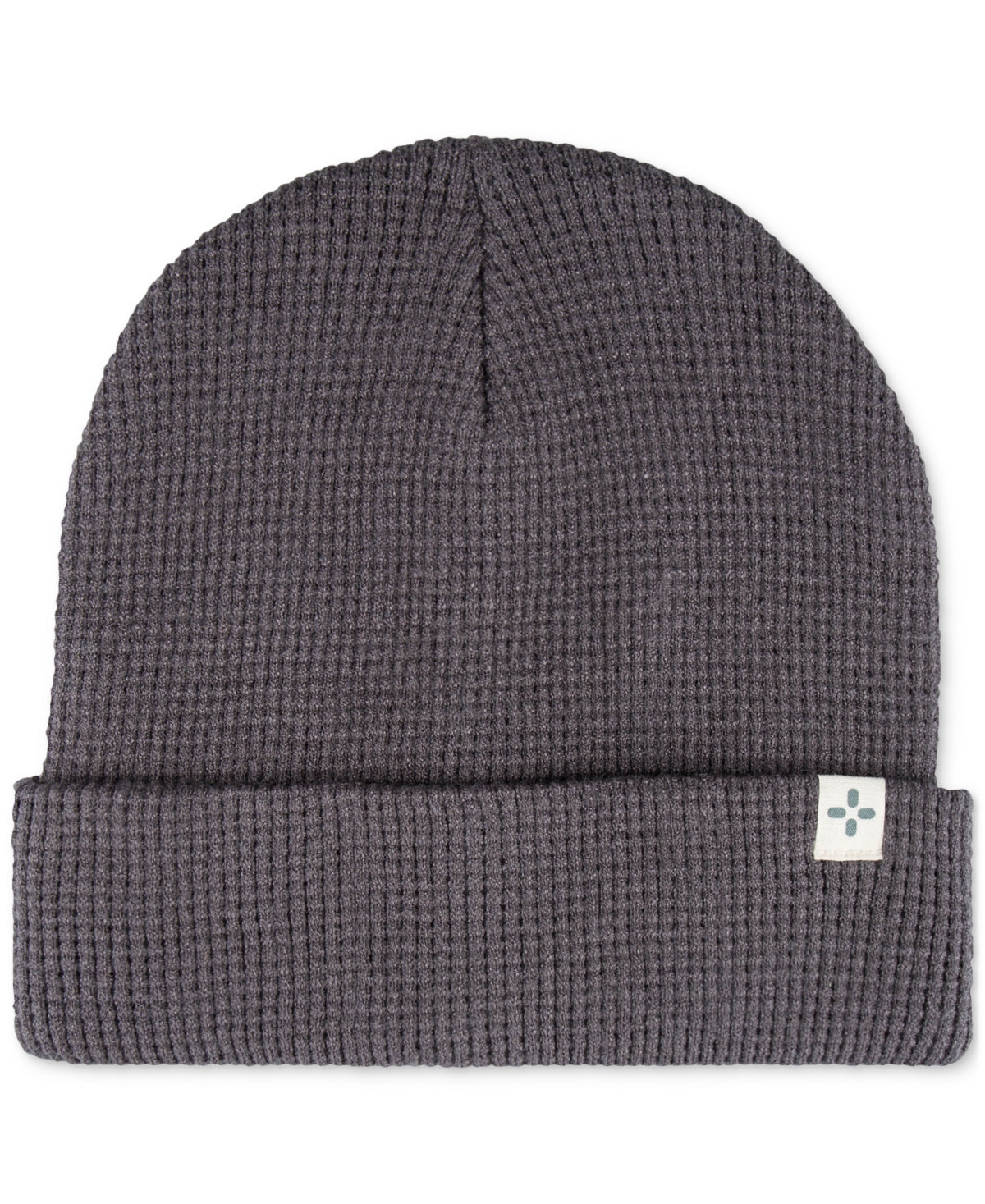 Sun + Stone Men's Grey Waffle Knit Beanie One Size