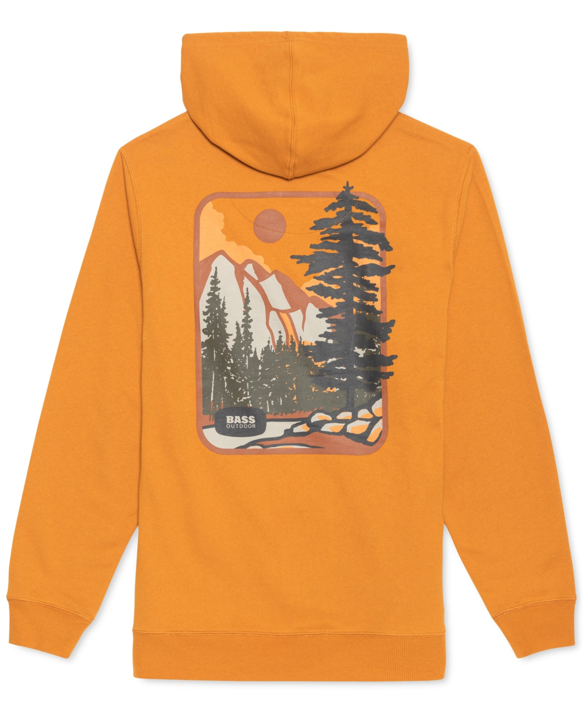 Bass Outdoor Men's Mountain Fleece Hoodie  Golden Cury  Small