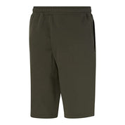 Puma Men's Big Logo Fleece Shorts Green Medium
