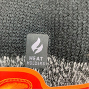 Heat Holders Men's Original Rugged Block Stripe Socks Charcoal Grey Size 7 - 12