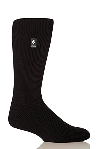 Heat Holders Men's Dunlin Lite Crew Socks Black Size 7-12