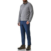 Bass Outdoor Men's Blaze Half Zip Pullover Sweater Gargoyle Grey Large
