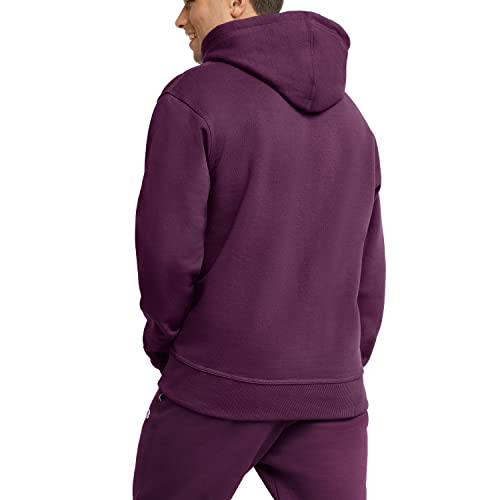 Champion Men's Power-blend Graphic Hoodie Small Dark purple