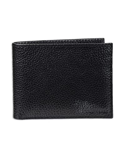 Cole Haan Mens Pebbled Leather Billfold Black