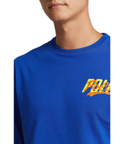 Polo Ralph Lauren Mens Classic Fit Logo Jersey Long Sleeve T Shirt Blue 2XL