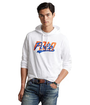 Polo Ralph Lauren Mens Logo Jersey Hooded Long Sleeve T Shirt White XL