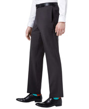 Calvin Klein Mens Slim fit Wool Dress Pants 36 / 34 Charcoal Grey Solid
