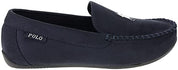 Polo Ralph Lauren Men's Declan Plaid Moccasin Slippers Navy Blue Size 12