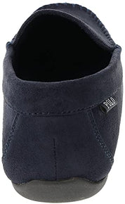Polo Ralph Lauren Men's Declan Plaid Moccasin Slippers Navy Blue13