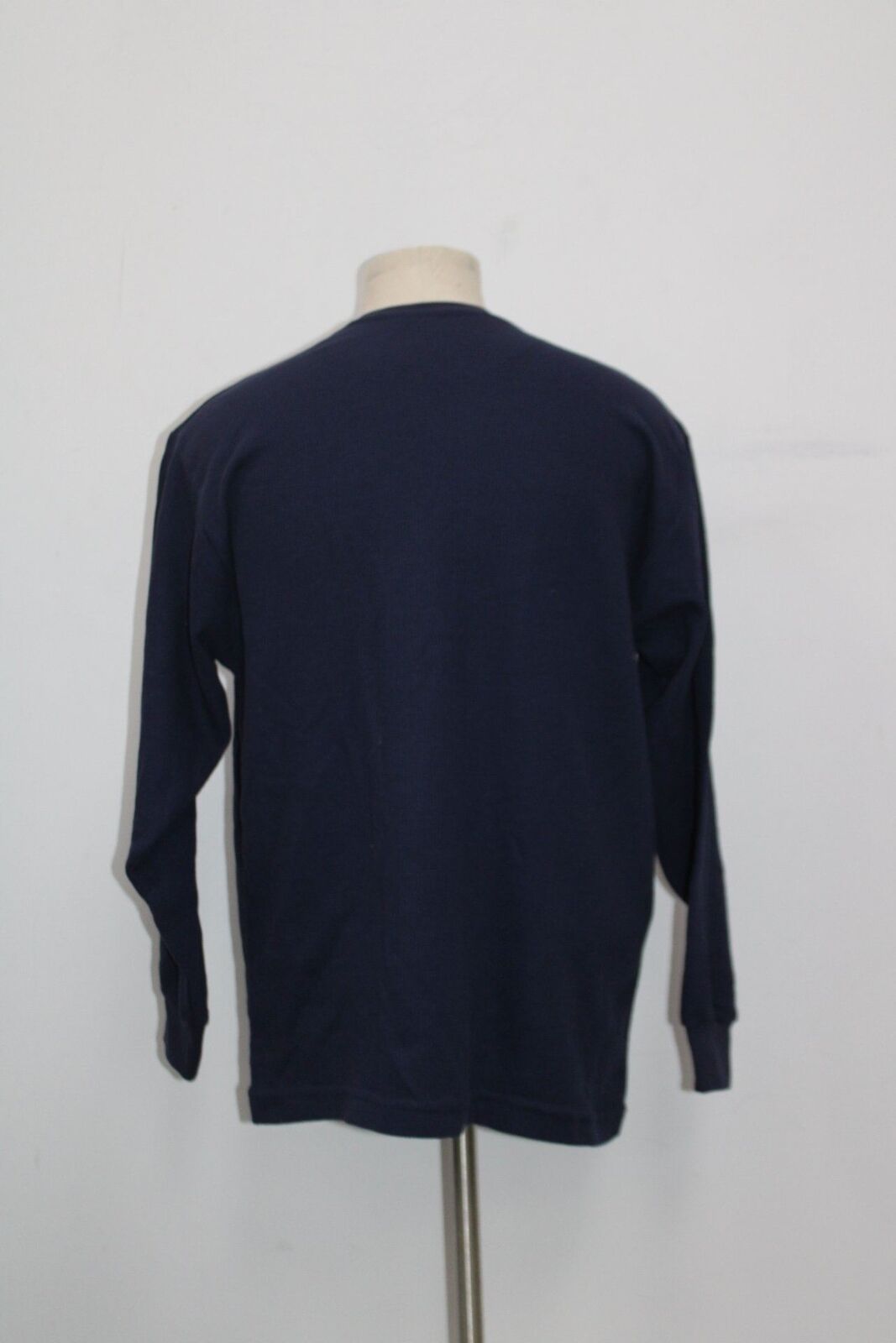 Galaxy by Harvic Mens Long Sleeve Thermal Shirt Large Blue