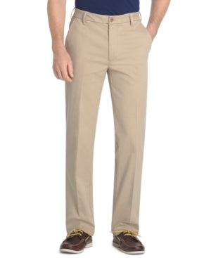 Izod Tan/Khaki Performance Chino Pants Straight Fit 38 X 34