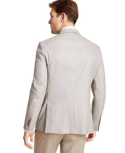 Michael Kors Mens Classic fit Sport Coat Blazer 50 L Oatmeal Herringbone