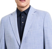 Calvin Klein Mens Slim fit Sport Coat Blazer 38 R Light Blue Solid