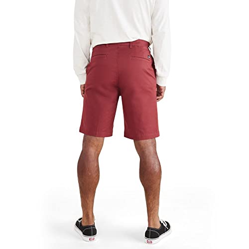 Dockers Mens Supreme Flex Ultimate Shorts Red 38