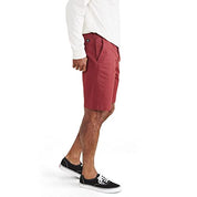 Dockers Mens Ultimate Stretch 9.5 Inseam Solid Shorts Spiced Apple Red 34