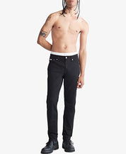 Calvin Klein Mens Slim fit Denim Jeans 29 / 30 Black Solid