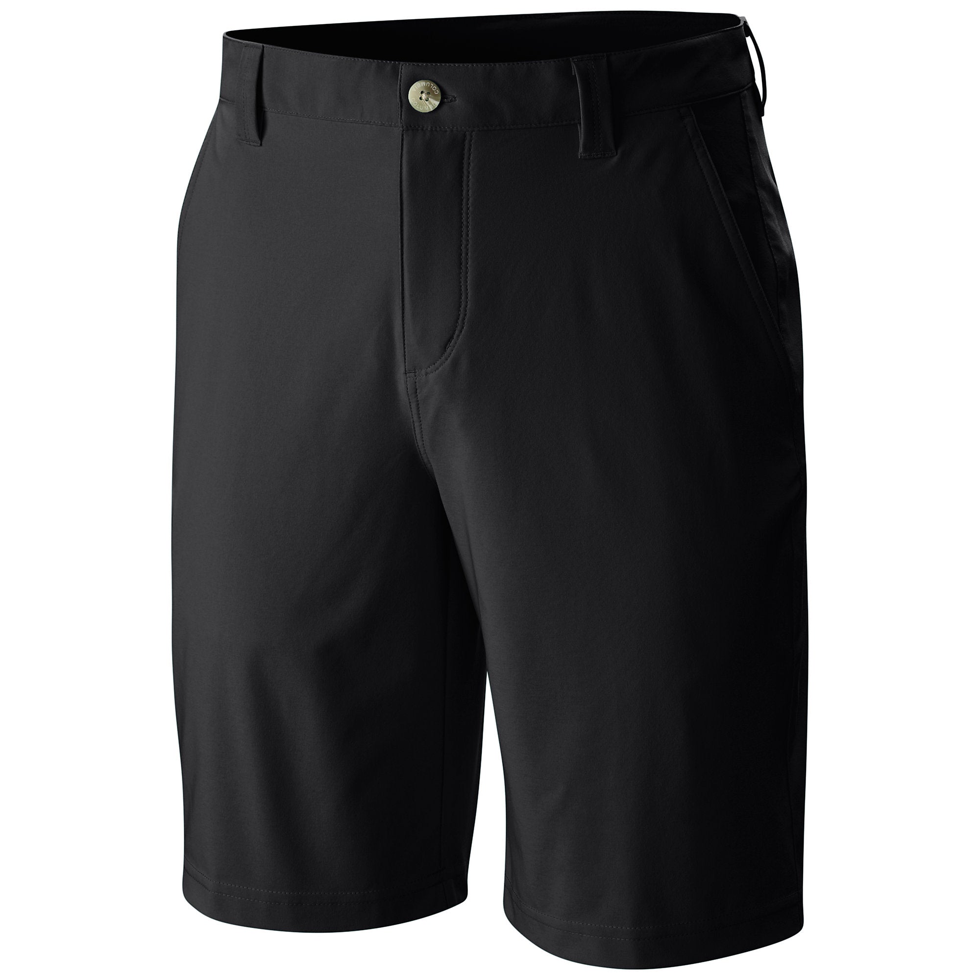 Columbia Men Regular fit Athletic Shorts 44 / 10 Grey Solid Quick Dry