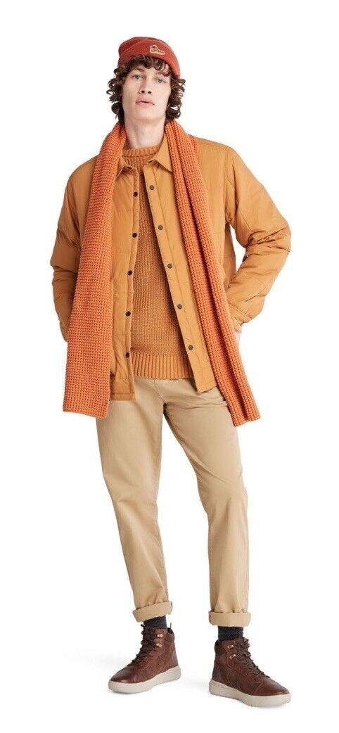 Timberland Men's Dwr Progressive Utility Quilted Overshirt Jacket XL