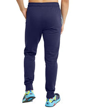 Champion Men's Powerblend Fleece Logo Jogger Sweatpants Navy Blue Medium