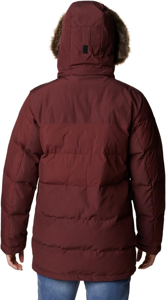 Columbia Men's Marquam Peak Full Zip Parka Coat Jacket Elderberry Large