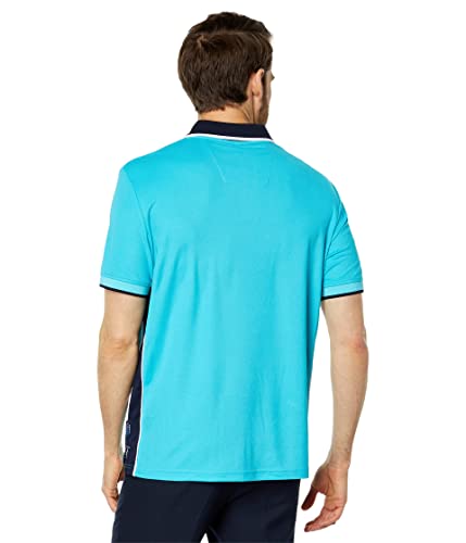 Nautica Navtech Sustainably Crafted Classic Fit Polo Shirt Scuba Blue Medium