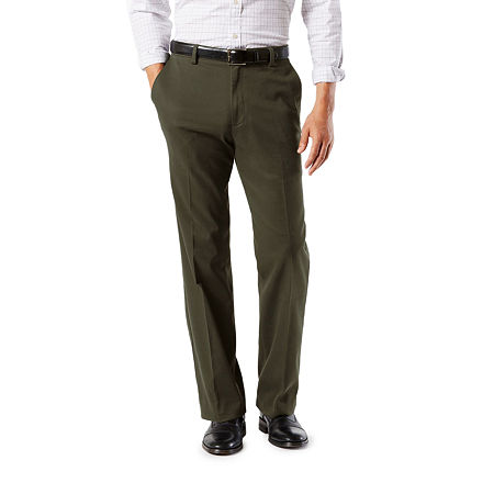 Dockers Men's Easy Classic Fit Khaki Stretch Dress Pants Olive Grove 38 x 32