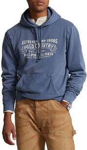 Polo Ralph Lauren Men's Big Tall Fleece Hoodie Sweatshirt Old Royal Blue 3XLT