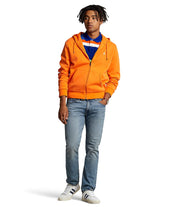 Polo Ralph Lauren Men's Double-Knit Full-Zip Hoodie Sweatshirt XL Resort Orange