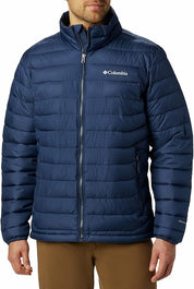 Columbia Men's Powder Lite Puffer Jacket Large Collegiate Navy Blue