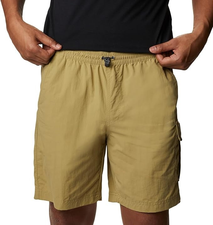 Columbia Mens Palmerston Peak Sport Shorts Small Sandal Tan