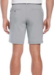 PGA TOUR Mens Textured Dobby Performance Shorts Light Grey Size 36