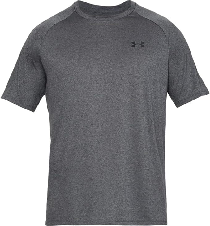 Under Armour Mens Tech T Shirt XXL 2XL Carbon Heather Grey